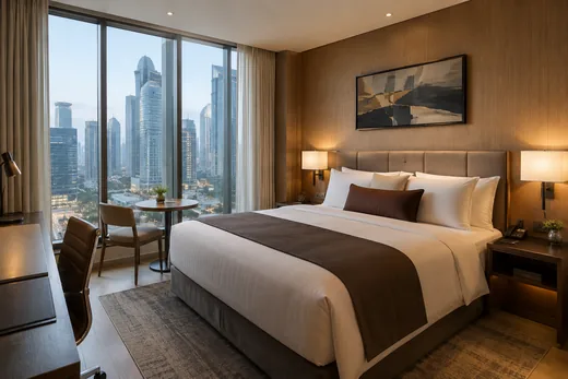Hotel accommodation for business travel